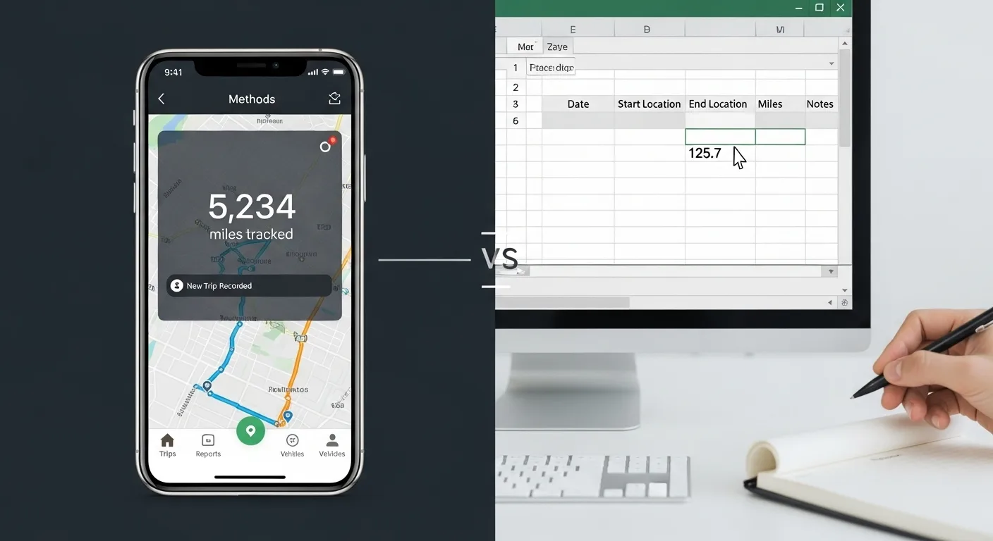 App vs planilha: calculando quilometragem profissionalmente